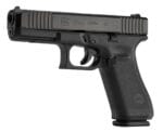 Glock PA225S201 G22 Gen5 Full Size 40 S&W 10+1 4.49" Black GMB Barrel, Black nDLC Serrated Slide, Black Polymer Frame w/Picatinny Rail, Black Textured w/Interchangeable Backstrap Grip, Ambidextrous