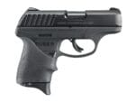 Ruger 13211 EC9s  9mm Luger Caliber with 3.50" Barrel, 7+1 Capacity, Black Finish Frame, Serrated Black Oxide Steel Slide & Hogue Beavertail Grip Sleeve Grip