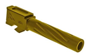 Rival Arms Precision 9mm Gold Drop-In Barrel for Glock 19 Pistol