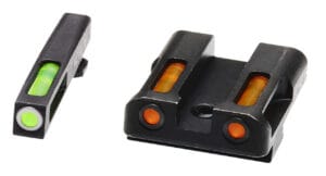 Hi-Viz LiteWave H3 Tritium Green Front Sight Set for Glock Pistol