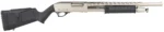 Rock Island AGM5 All Generations  12 Gauge Pump 3" 5+1 18.50" with Heat Shield, Nickel Barrel/Rec, Black Synthetic Furniture, Adj. Comb Stock