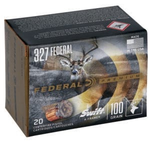 Federal Premium 327 Federal Magnum 100 Grain Swift A-Frame Ammunition