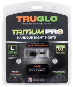 Truglo Tritium Pro 3-Dot Low Set Black Sight