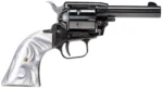 Heritage Mfg BK22B3GPRL Barkeep  22 LR 6 Shot, 3" Black Oxide Steel Barrel, Black Oxide Zinc Alloy Frame, Black Oxide Cylinder, Gray Pearl Grip, Manual Safety, Exposed Hammer