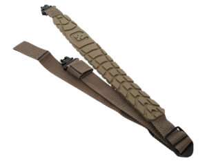 Caldwell 1131996 Max Grip Slim Sling 20"-41" OAL, 1.50" Wide, Flat Dark Earth, Adjustable Design for Rifles