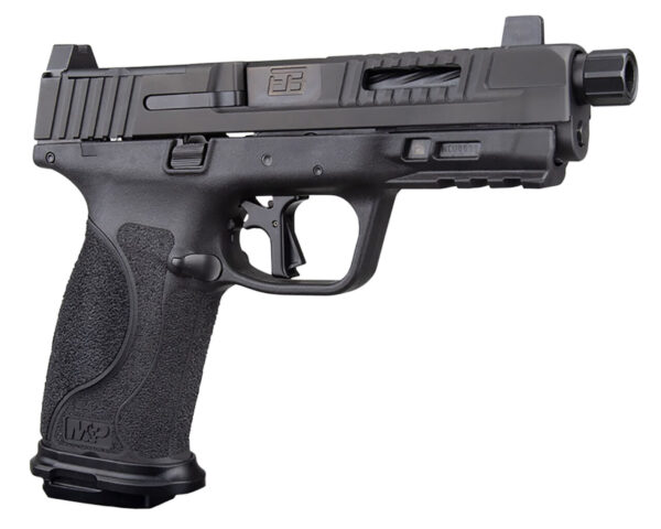 Ed Brown MPF1 Fueled M&P F1 9mm Luger 17+1 4.25" Match Grade Threaded Barrel, Polymer Frame w/Picatinny Accessory Rail, Serrated/Optic Cut Steel Slide w/Nitride Finish, Polymer Grip