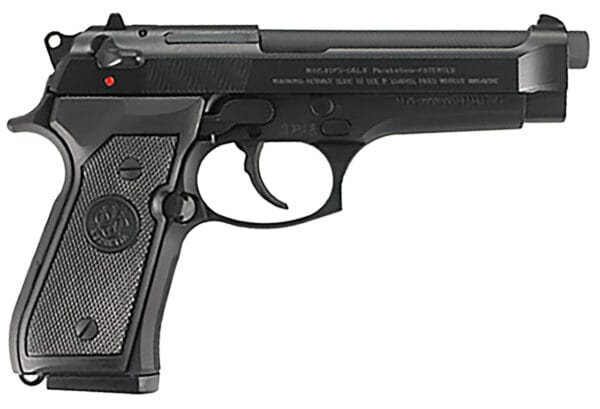 Beretta USA J92F300M 92FS  Full Size Frame 9mm Luger 15+1 4.90" Black Bruniton Barrel, Serrated Steel Slide, Frame w/Beavertail, Ambidextrous USA Made