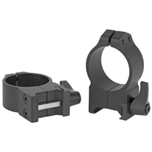 WARNE 30MM QD STEEL RNGS MATTE HIGH
