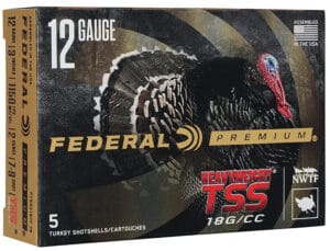 Federal Premium Turkey Heavyweight TSS 12 Gauge 3 Inch 2oz Number 7-9 Shot 5 Round Shotgun Ammunition