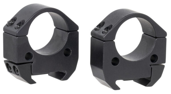 Talley TMS10M Modern Sporting  Black Anodized Aluminum 1" Tube Medium Picatinny Rail 0 MOA