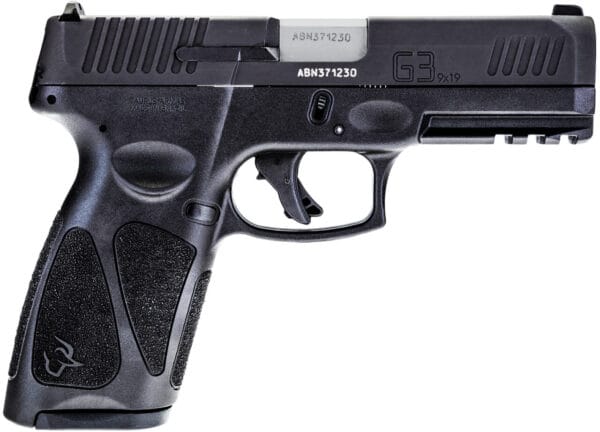 Taurus 1G3B94110 G3  9mm Luger 10+1 4" Barrel, Black Finish Picatinny Rail Frame, Serrated Matte Black Tenifer Steel Slide, Polymer Grip Includes 2 Mags