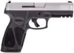 Taurus 1G3B949 G3  Full Size Frame 9mm Luger 15+1/17+1 4" Matte Stainless Steel Barrel, Matte Serrated Stainless Steel Slide, Black Polymer Frame w/Picatinny Rail, Black Polymer Grip, Right Hand