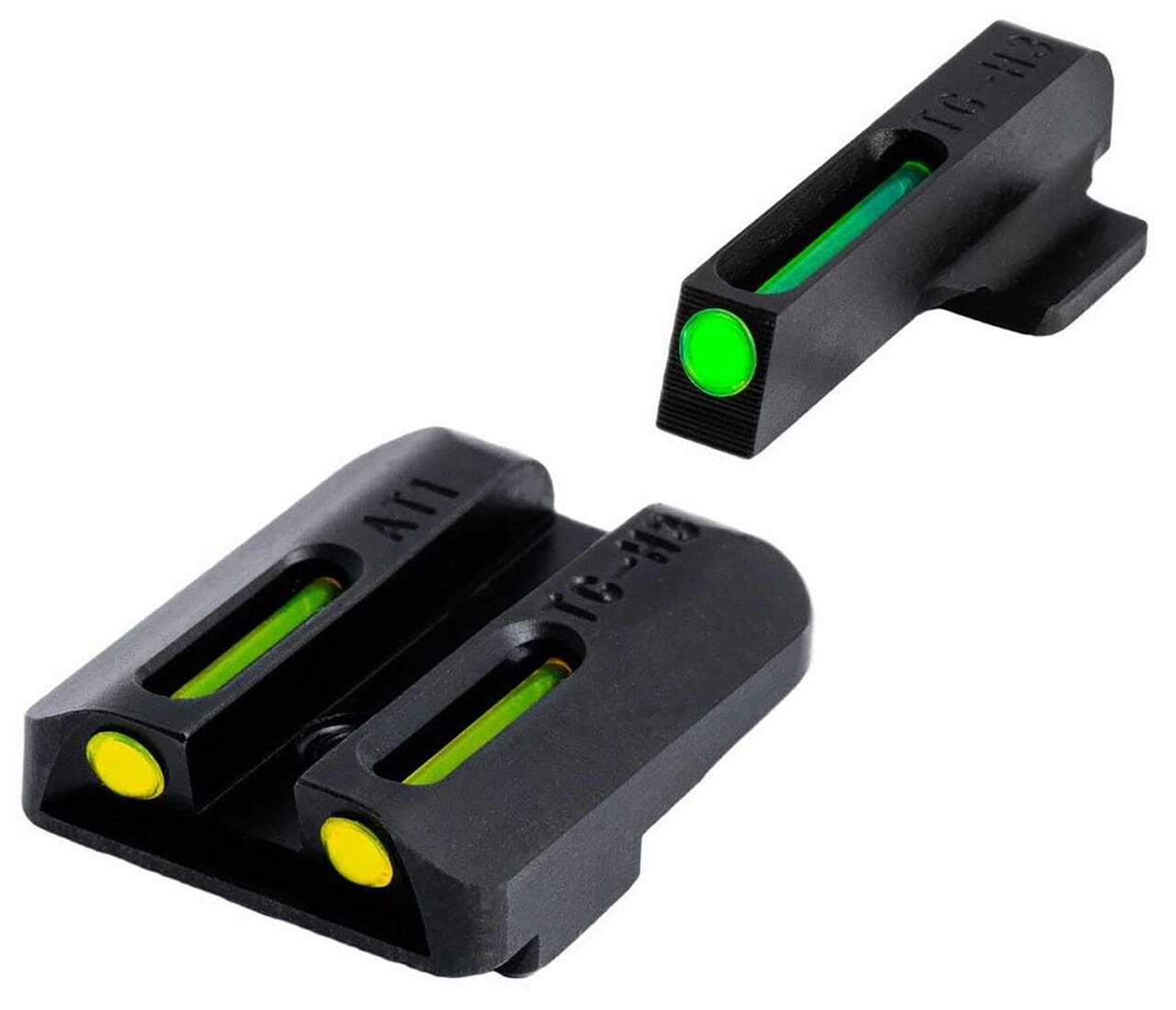 Truglo TFO Government Green Tritium Fiber Optic Pistol Sight Set 1 Truglo TFO Government Green Tritium Fiber Optic Pistol Sight Set