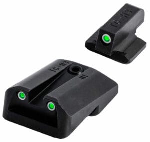 Truglo Tritium Pro Square Front Green Tritium White Outline Sight