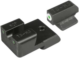 Truglo Tritium Pro Green Tritium Square Front U-Notch Rear Sight Set 1911