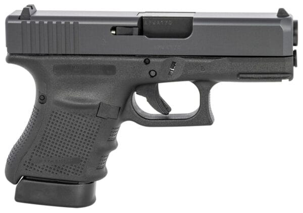 Glock UG3050201 G30 Gen4 Subcompact 45 ACP  3.78" Barrel 10+1, Black Frame & Slide, Finger Grooved Rough Texture Grip, Modular Backstrap, Safe Action Trigger   (US Made)