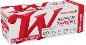Winchester Super-Target 20 Gauge 2.75 Inch 7.5 Shot Ammunition