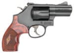 Smith & Wesson 13323 Model 19 Performance Center Carry Comp 357 Mag or 38 S&W Spl +P Blued Carbon Steel 2.50" PowerPort  Barrel, 6rd Cylinder & K-Frame, Tritium Front Night Sight, Custom Wood Grip