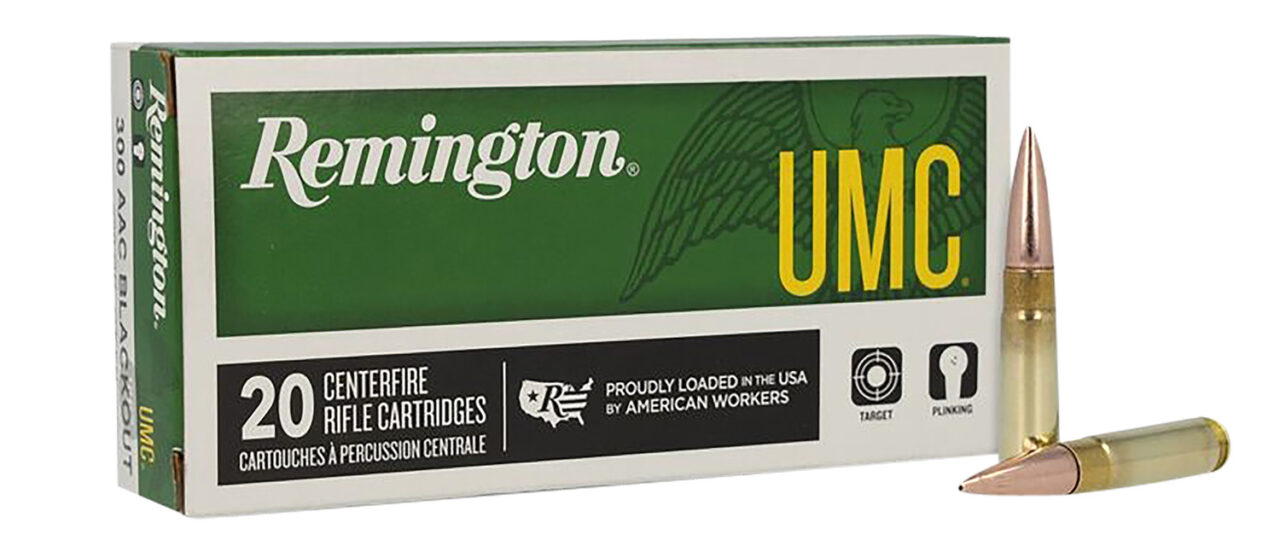 Remington Ammunition 26854 UMC 300Blackout 150gr Full Metal Jacket 20 Per Box/10 Case 1 Remington Ammunition 26854 UMC 300Blackout 150gr Full Metal Jacket 20 Per Box/10 Case