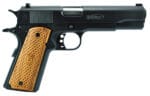 TriStar 85601 American Classic Government 1911 45 ACP 8+1, 5" Stainless Steel Barrel, Blued Serrated Steel Slide, Blued Steel Frame w/Beavertail, Wood Grip