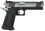 TriStar 85674 SPS Pantera 1911 9mm Luger 18+1, 5" Stainless Steel Barrel, Black Chrome Serrated Steel Slide, Black Steel Frame w/Beavertail, Black Polymer Grip