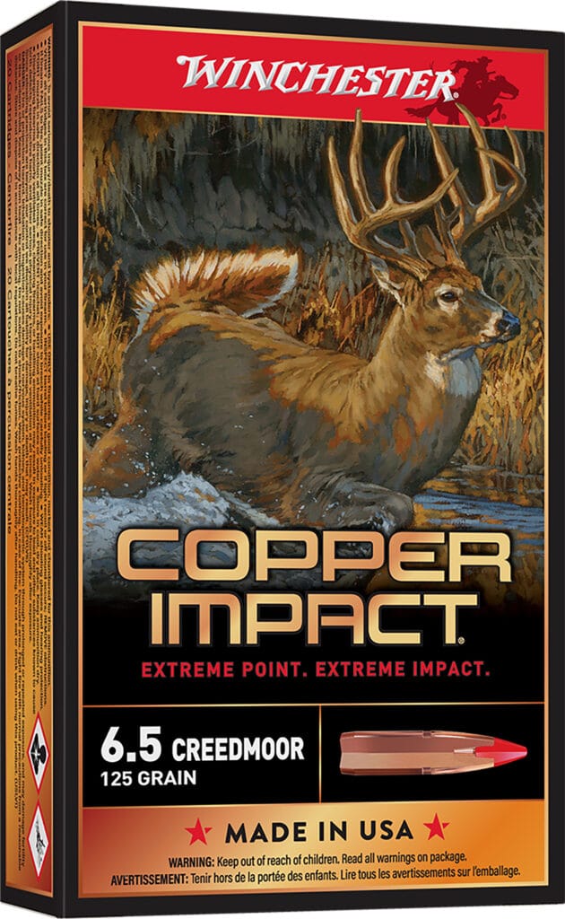 Winchester Copper Impact 6.5mm Creedmoor 125 Grain Lead Free Ammunition