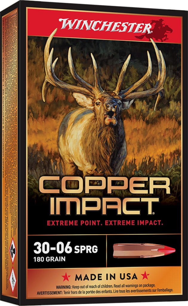 Winchester Copper Impact 30-06 Springfield 180 Grain Lead Free Ammunition
