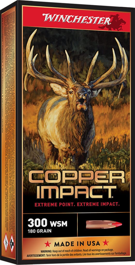 Winchester Copper Impact 300 Winchester Short Magnum 180 Grain Lead Free Ammunition