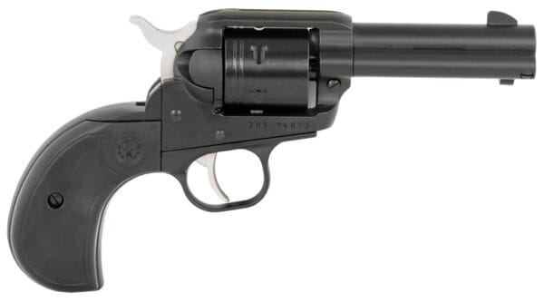 Ruger 2015 Wrangler  22 LR  3.75" Barrel 6 Shot Cylinder, Black Cerakote Aluminum Alloy, Synthetic Grip On A Birdshead Pattern Grip Frame, Transfer Bar Safety