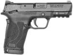 Smith & Wesson 13458 M&P Shield EZ 30 Super Carry 10+1 3.67" Barrel,  Black Polymer Frame With Picatinny Acc. Rail, Armornite Stainless Steel Slide, Manual Safety