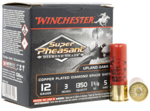 Winchester Ammo SPDG1235 Super Pheasant Diamond Grade 12Gauge 3" 1 5/8oz 5Shot 25 Per Box/10 Case