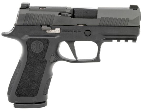 Sig Sauer 320XC9BXR3PR2 P320 XCompact 9mm Luger 15+1 3.60" Carbon Steel Barrel, Black Nitron Optic Ready/Serrated SS Slide, Black Stainless Steel Frame w/Picatinny Rail, Black XCompact Polymer Grips