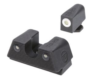 Truglo Tritium X White Outline Front Green Rear Glock Sight