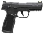 Sig Sauer 322CBAS P322  Compact 22 LR 20+1 4" Black Steel Threaded Barrel, Black Hard Coat Anodized Optic Ready/Serrated Slide, Black SS/Polymer Frame w/Picatinny Rail & Black Polymer Grips