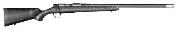 Christensen Arms CA10299215411 Ridgeline  300 Win Mag 3+1 26" Carbon Fiber/Threaded Barrel, Tungsten Gray Cerakote, Black with Gray Webbing Stock