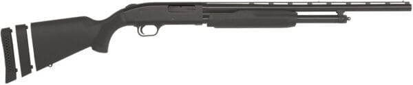 Mossberg 54210 500 Super Bantam Youth 20 Gauge 3" 5+1 22" Vent Rib Barrel, Blued Metal Finish, EZ-Reach Forend, Dual Extractors, Synthetic Stock w/Adjustable LOP Spacer, Includes Accu-Set Chokes