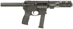 Bersa BAR9GL4BSC AR9  9mm Luger 33+1 4" Barrel, KAW Valley XL Compensator, Hard Coat Anodized Metal Finish, Magpul MOE+ Grip, Manual Safety