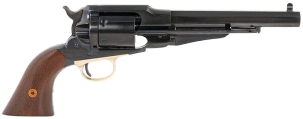 Cimarron CA1010 1858 New Model Army 38 Special 6rd 7.37" Blued Steel Barrel, Cylinder & Frame, Dovetail Front/Notch Rear Sights, Ejector Rods, Walnut Grips