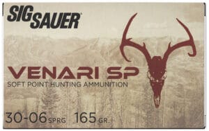 Sig Sauer Venari 30-06 Springfield 165 Grain Soft Point Ammunition