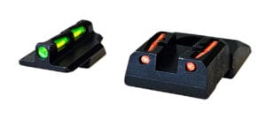 Hi-Viz LiteWave Ruger Security-9 Green Fiber Optic Sight Set
