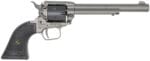 Heritage Mfg RR22C6 Rough Rider  22 LR 6 Shot. 6.50" Tungsten Gray Cerakote Steel Barrel & Frame, Black Satin Cylinder, Black Star Polymer Grip, Hammer/Thumb Safety, Exposed Hammer