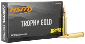 HSM Trophy Gold 6.5x284 Norma 130 Grain Berger VLD Ammunition