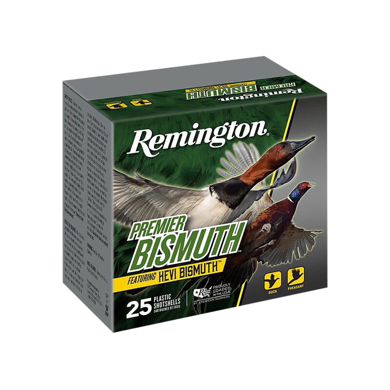 Remington Premier Bismuth 12 Gauge 2-3/4 Inch Shot 1 Remington Premier Bismuth 12 Gauge 2-3/4 Inch Number 5 Shot 25 Round Ammunition