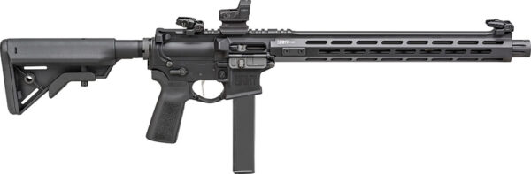 Springfield Armory STV91609B SAINT Victor 9mm Luger 16" 32+1, Black, B5 Systems Bravo Stock & Type 23 Grip, Flip-Up Sights, Blast Diverter