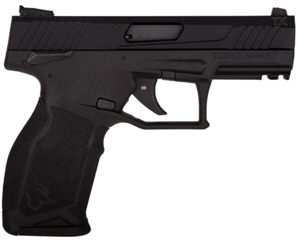 Taurus 1TX22231 TX22C  Compact 22 LR 13+1 3.60" Matte Black Steel Barrel, Black Hard Coat Anodized Serrated Aluminum Slide, Black Polymer Frame w/Picatinny Rail Black Polymer Grips