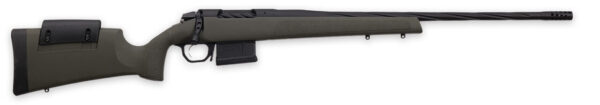 Weatherby 3WRXP243NR4B 307 Range XP 243 Win 5+1 22" Fluted Barrel, Black Barrel/Rec, OD Green Synthetic Stock with Adj. Cheek Rest, Accubrake Muzzle Brake, TriggerTech Trigger