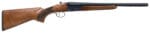Citadel CITSBS1218 Coach  Compact Frame 12 Gauge Break Open 3" 2rd 18.50" Blued Barrel & Receiver, Walnut Fixed Stock, Ambidextrous