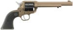 Ruger 2038 Wrangler  22 LR 6 Shot 6.50" Burnt Bronze Cerakote Barrel & Frame, Black Cerakote Cylinder Black Checkered Polymer Grips