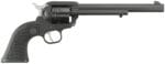 Ruger 2043 Wrangler  22 LR 6 Shot 7.50" Black Cerakote Barrel, Aluminum Black Cerakote Frame, Black Cerakote Cylinder Black Checkered Polymer Grips