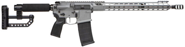 Sig Sauer RM400SDI16BDH3 M400 DH3 Competition 223 Wylde 30+1 16" Fluted Stainless Barrel, Titanium Cerakote Rec, Black Custom DH3 Adjustable Stock & Polymer Grip, 3 Chamber Compensator, Ambi Controls